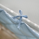 Protectie laterata patut bebe din 4 piese albastru (3)